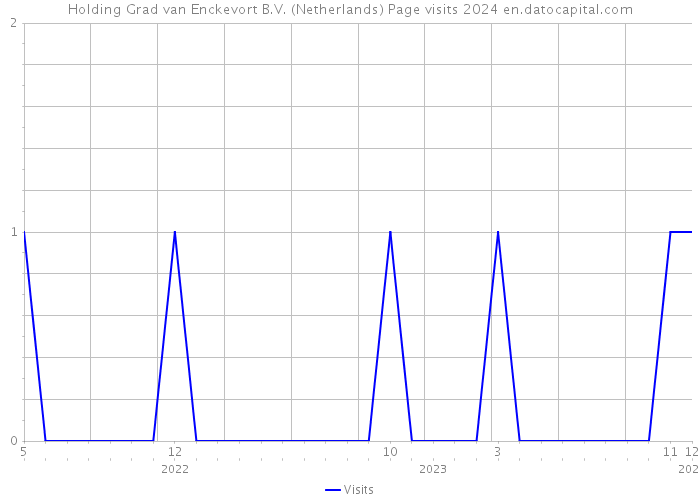 Holding Grad van Enckevort B.V. (Netherlands) Page visits 2024 