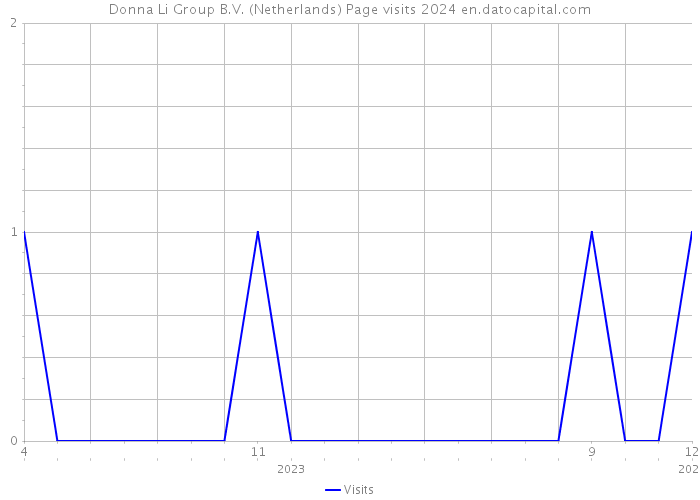 Donna Li Group B.V. (Netherlands) Page visits 2024 
