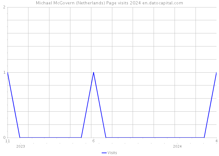 Michael McGovern (Netherlands) Page visits 2024 