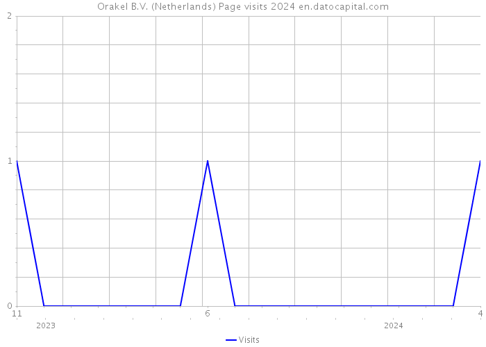 Orakel B.V. (Netherlands) Page visits 2024 