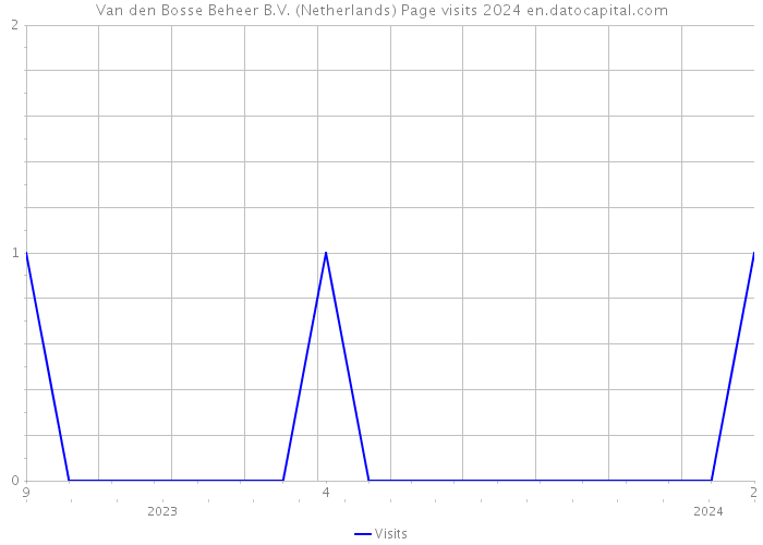 Van den Bosse Beheer B.V. (Netherlands) Page visits 2024 