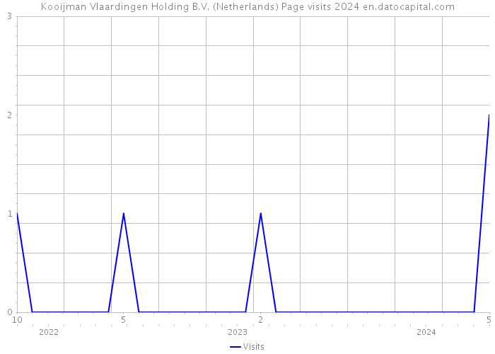 Kooijman Vlaardingen Holding B.V. (Netherlands) Page visits 2024 
