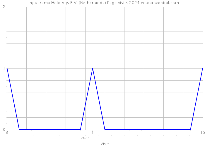 Linguarama Holdings B.V. (Netherlands) Page visits 2024 
