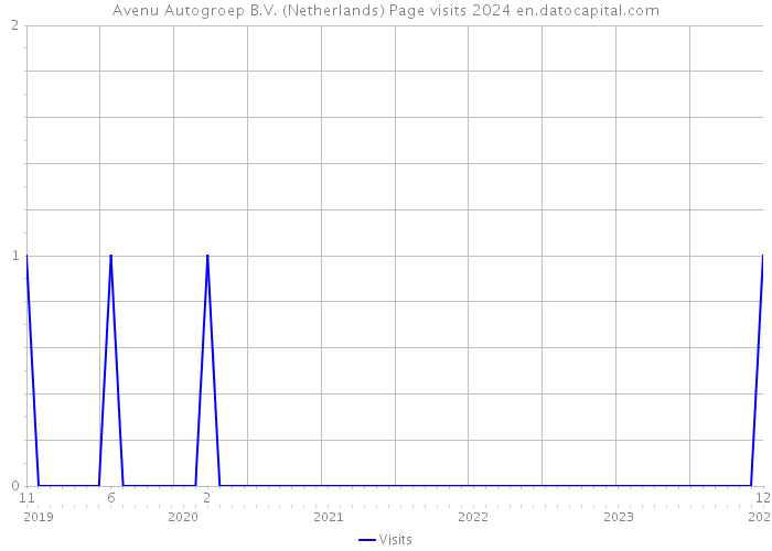 Avenu Autogroep B.V. (Netherlands) Page visits 2024 