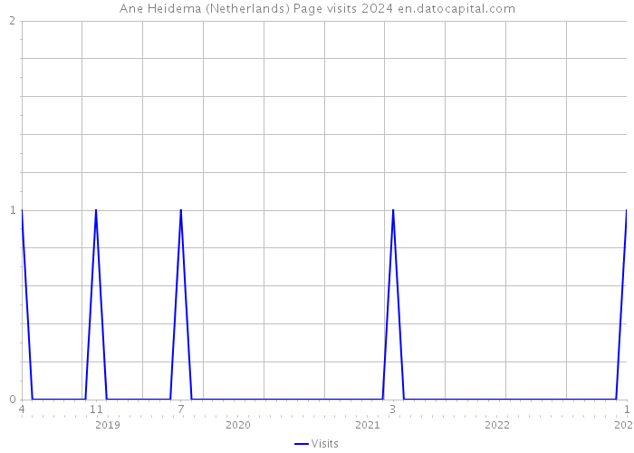 Ane Heidema (Netherlands) Page visits 2024 