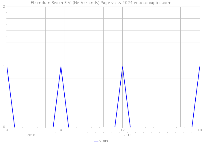 Elzenduin Beach B.V. (Netherlands) Page visits 2024 