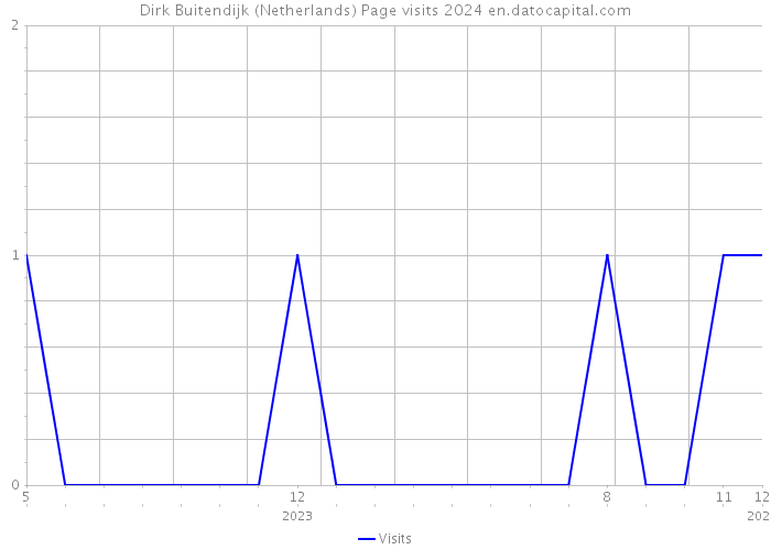 Dirk Buitendijk (Netherlands) Page visits 2024 