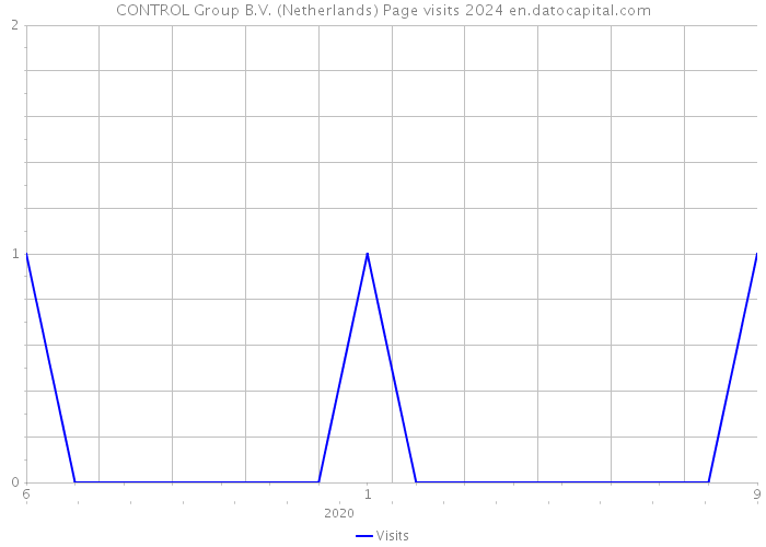 CONTROL Group B.V. (Netherlands) Page visits 2024 
