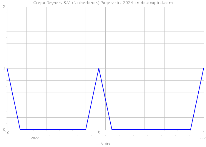 Crepa Reyners B.V. (Netherlands) Page visits 2024 