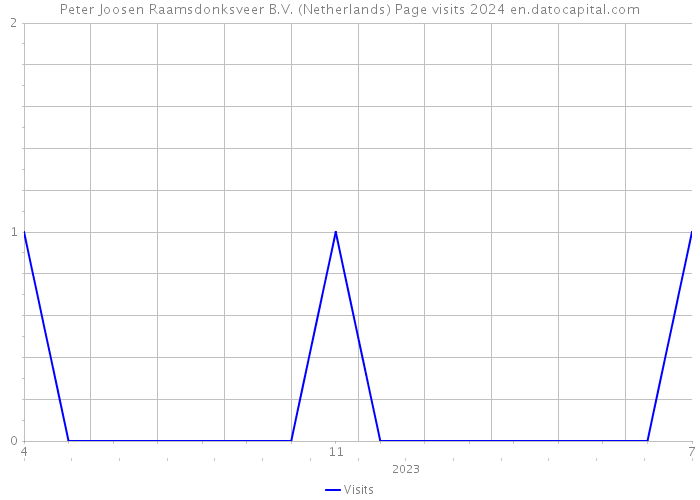 Peter Joosen Raamsdonksveer B.V. (Netherlands) Page visits 2024 