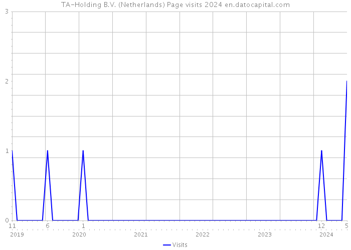 TA-Holding B.V. (Netherlands) Page visits 2024 