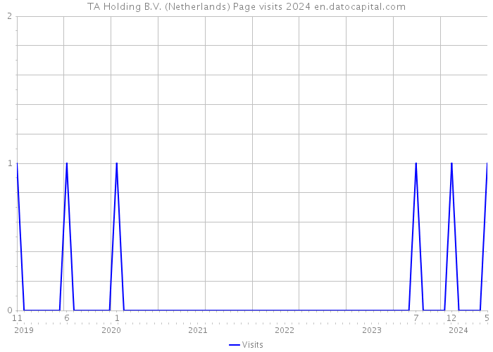 TA Holding B.V. (Netherlands) Page visits 2024 