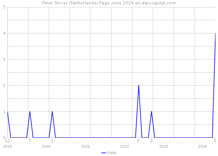 Peter Stroes (Netherlands) Page visits 2024 