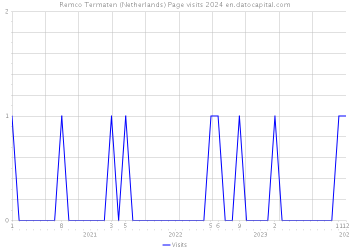 Remco Termaten (Netherlands) Page visits 2024 