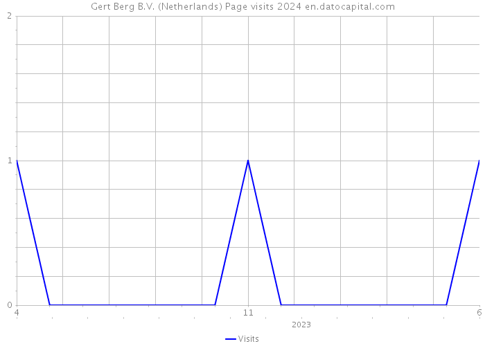 Gert Berg B.V. (Netherlands) Page visits 2024 