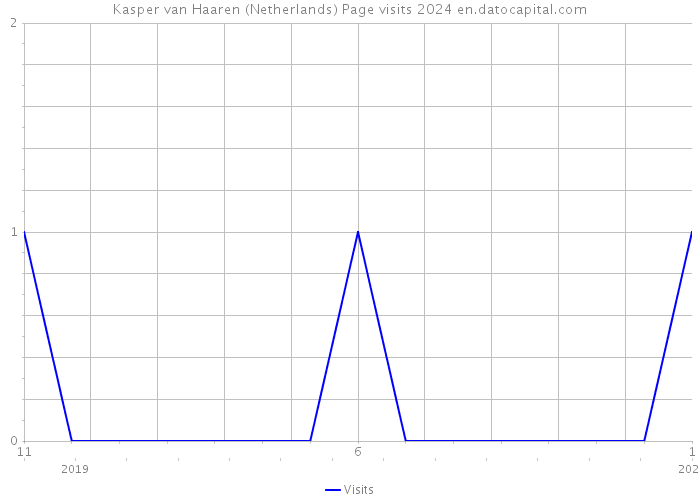Kasper van Haaren (Netherlands) Page visits 2024 