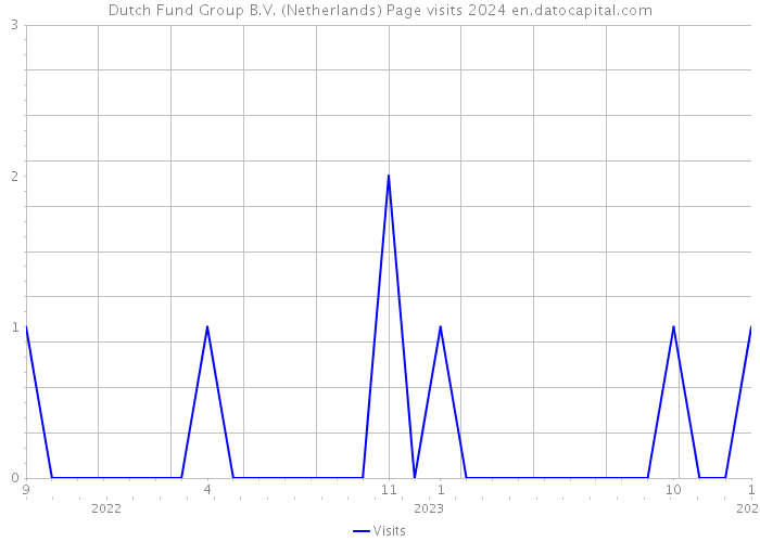 Dutch Fund Group B.V. (Netherlands) Page visits 2024 