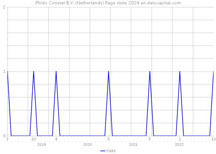 Phido Constat B.V. (Netherlands) Page visits 2024 