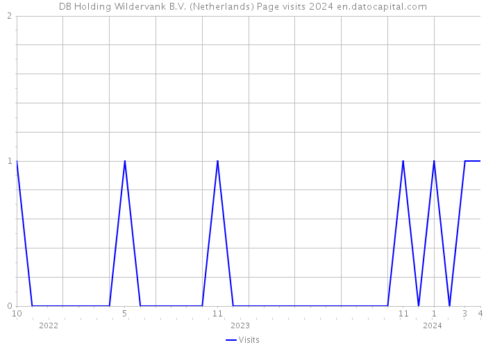 DB Holding Wildervank B.V. (Netherlands) Page visits 2024 