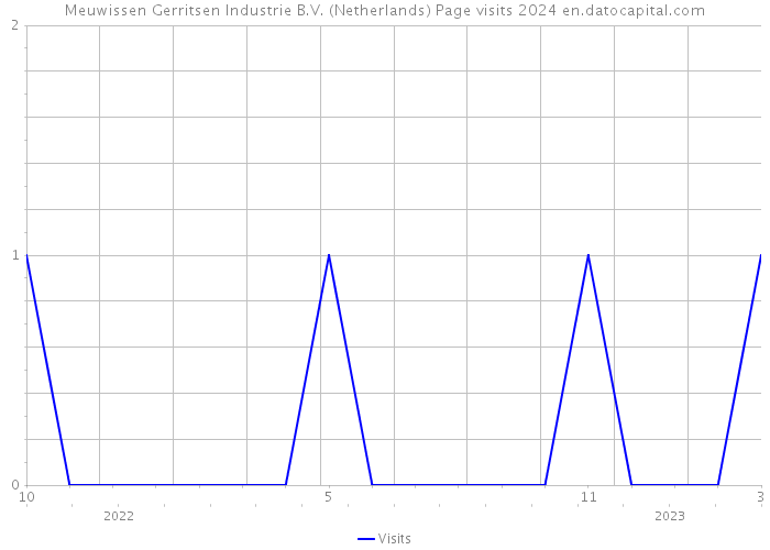 Meuwissen Gerritsen Industrie B.V. (Netherlands) Page visits 2024 