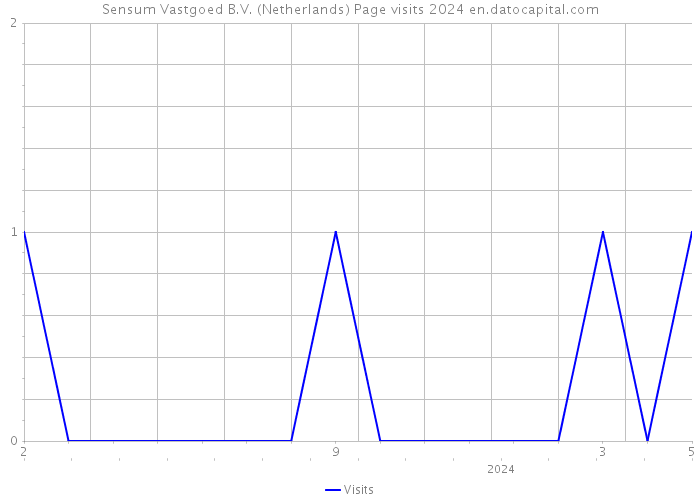Sensum Vastgoed B.V. (Netherlands) Page visits 2024 