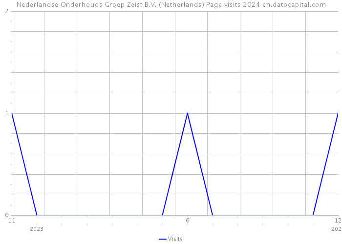 Nederlandse Onderhouds Groep Zeist B.V. (Netherlands) Page visits 2024 