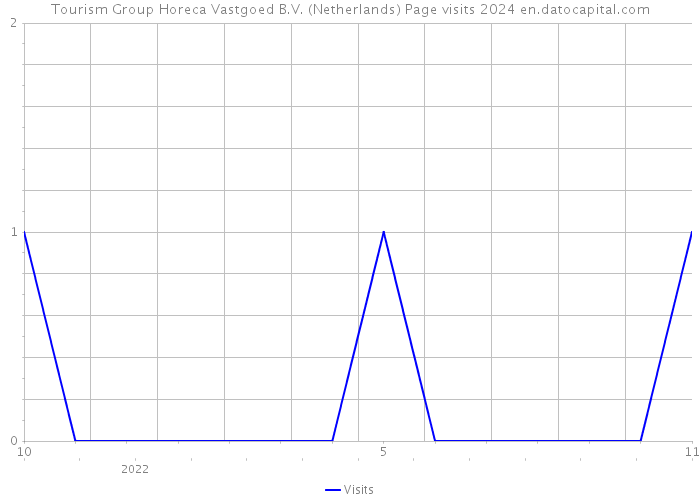 Tourism Group Horeca Vastgoed B.V. (Netherlands) Page visits 2024 