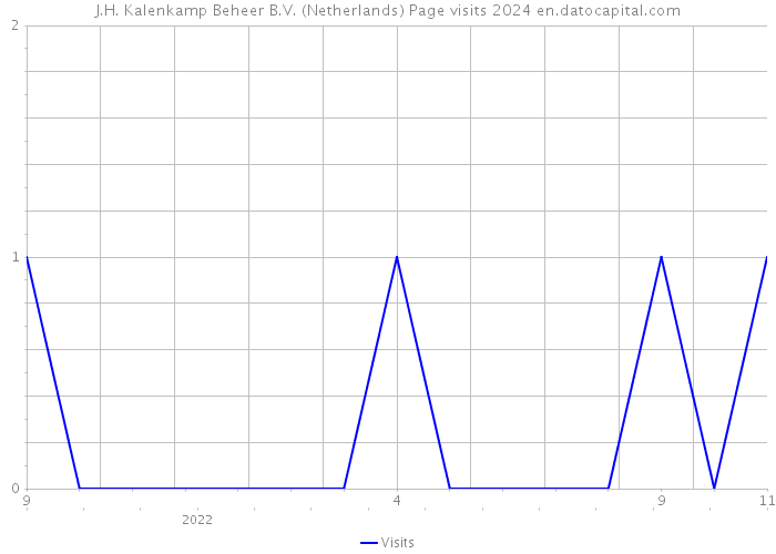 J.H. Kalenkamp Beheer B.V. (Netherlands) Page visits 2024 