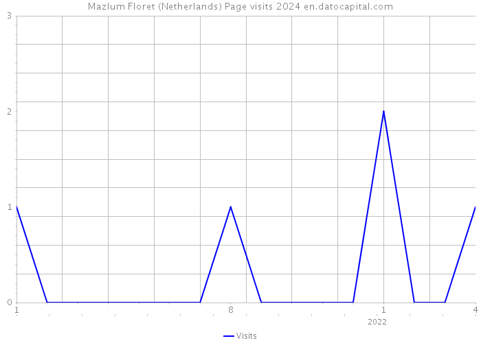 Mazlum Floret (Netherlands) Page visits 2024 