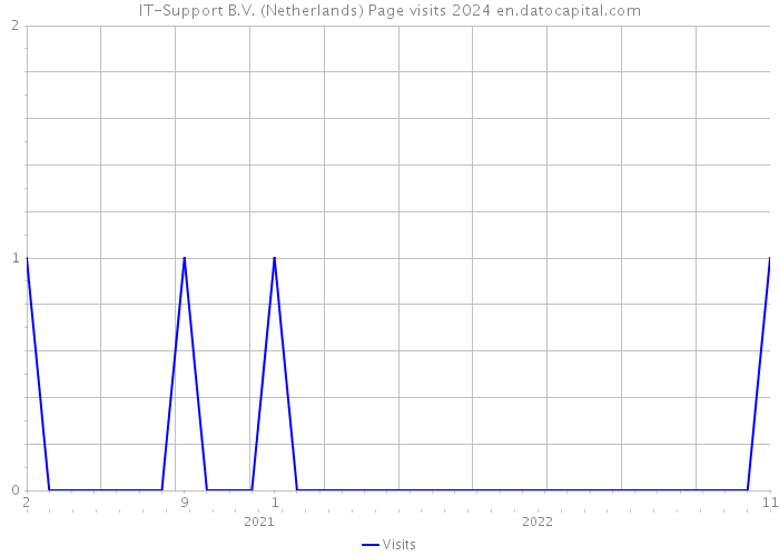 IT-Support B.V. (Netherlands) Page visits 2024 