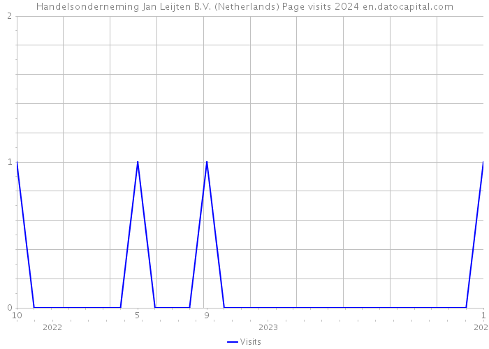 Handelsonderneming Jan Leijten B.V. (Netherlands) Page visits 2024 