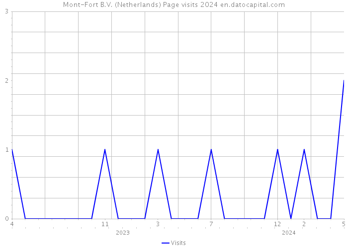 Mont-Fort B.V. (Netherlands) Page visits 2024 