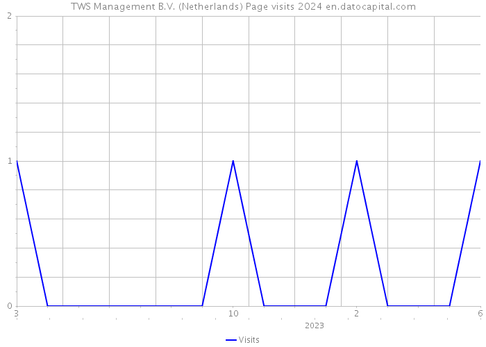 TWS Management B.V. (Netherlands) Page visits 2024 