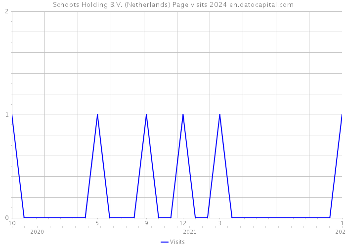 Schoots Holding B.V. (Netherlands) Page visits 2024 