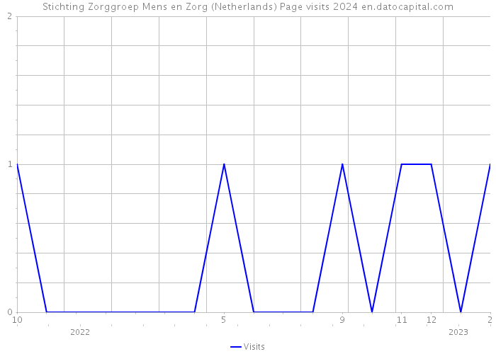 Stichting Zorggroep Mens en Zorg (Netherlands) Page visits 2024 
