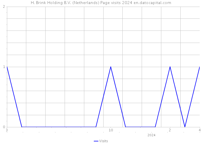 H. Brink Holding B.V. (Netherlands) Page visits 2024 