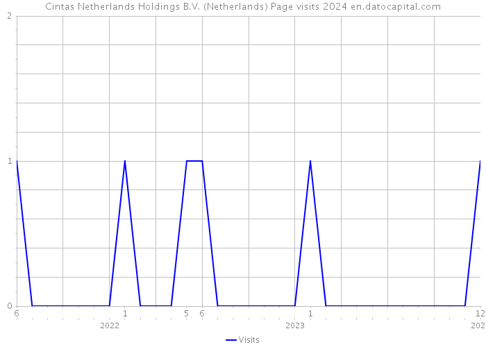 Cintas Netherlands Holdings B.V. (Netherlands) Page visits 2024 