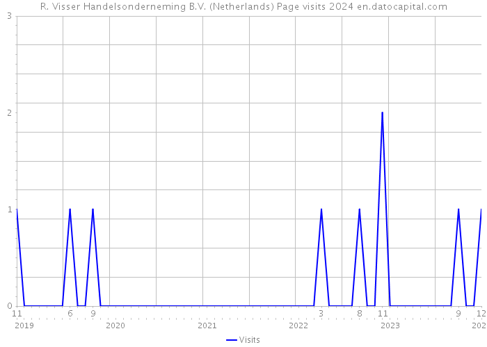 R. Visser Handelsonderneming B.V. (Netherlands) Page visits 2024 
