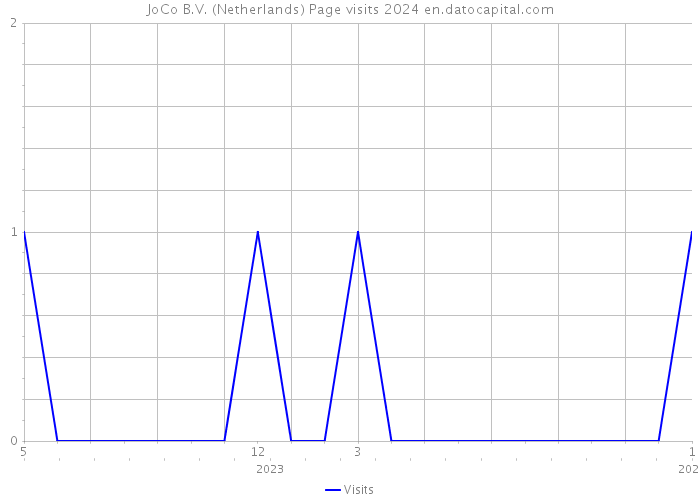 JoCo B.V. (Netherlands) Page visits 2024 