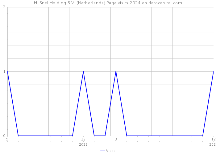 H. Snel Holding B.V. (Netherlands) Page visits 2024 