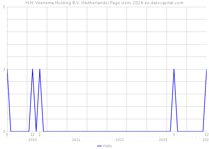 H.H. Veenema Holding B.V. (Netherlands) Page visits 2024 