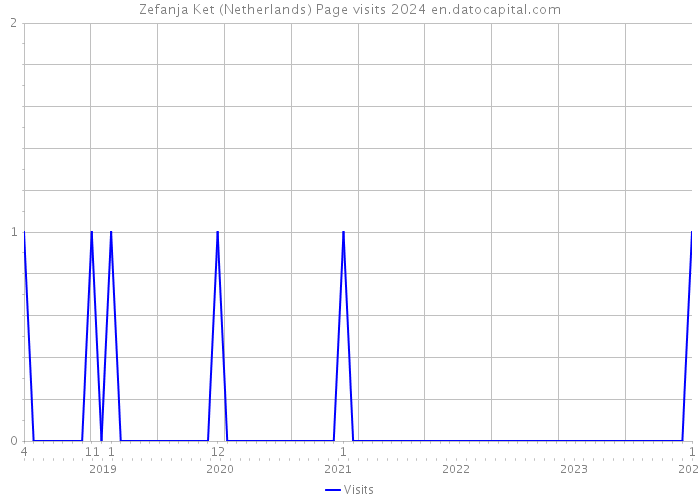 Zefanja Ket (Netherlands) Page visits 2024 