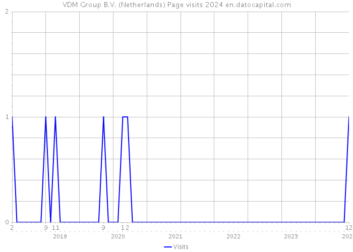 VDM Group B.V. (Netherlands) Page visits 2024 