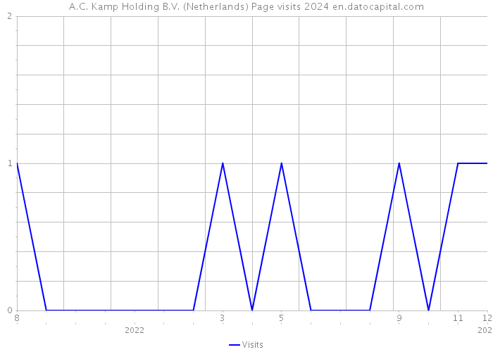 A.C. Kamp Holding B.V. (Netherlands) Page visits 2024 