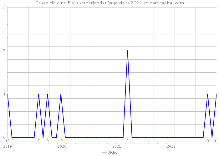 Geven Holding B.V. (Netherlands) Page visits 2024 