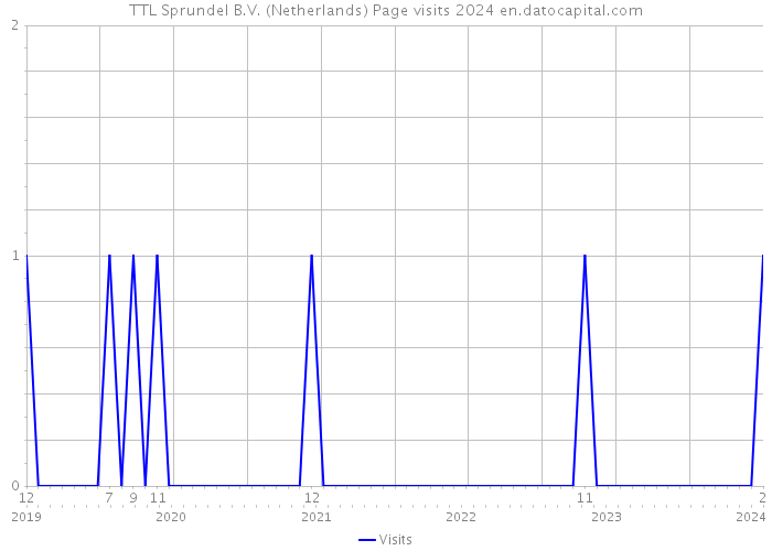 TTL Sprundel B.V. (Netherlands) Page visits 2024 