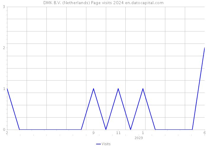 DMK B.V. (Netherlands) Page visits 2024 