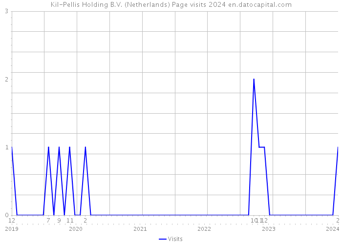 Kil-Pellis Holding B.V. (Netherlands) Page visits 2024 