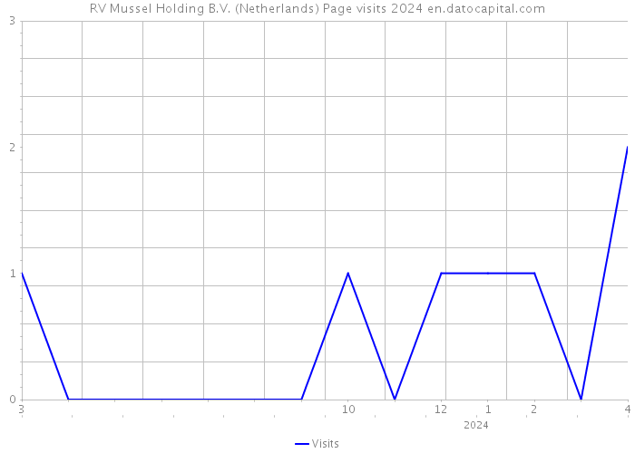 RV Mussel Holding B.V. (Netherlands) Page visits 2024 