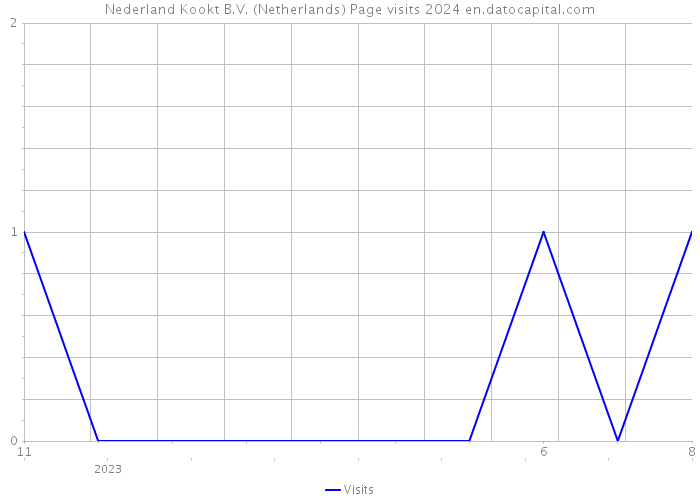 Nederland Kookt B.V. (Netherlands) Page visits 2024 